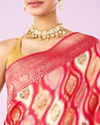 Mohey Women Royalty in Pink Saree