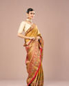 Mohey Women Mustard Yellow Radiance Saree