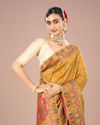 Mohey Women Mustard Yellow Radiance Saree