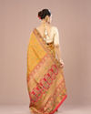 Mohey Women Mustard Yellow Radiance Saree