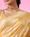 Mohey Women Radiant Light Yellow Saree