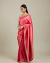 Mohey Women Radiant Rani Pink Saree