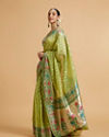 Mohey Women Pista Green Celestial Saree