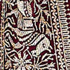 Royal Wine Doli Baraat Patterned Saree