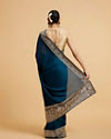 Mohey Women Teal Green Doli Baraat Patterned Saree