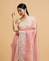 Mohey Women Enchanting Pink Elegance Saree image number 1