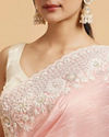 Mohey Women Enchanting Pink Elegance Saree