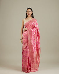 Mohey Women Pink Elegance Saree