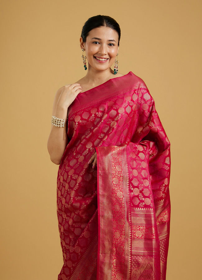 Mohey Women Rani Radiance Saree image number 1