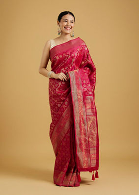 Mohey Women Rani Radiance Saree image number 0