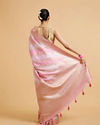 alt message - Mohey Women Radiant Pink Celebration Saree image number 4