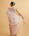 Mohey Women Dusty Pink Saree with Stone Embellishments