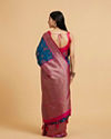 Mohey Women Elegant Blue Saree