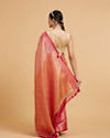 alt message - Mohey Women Elegant Pink Saree image number 4