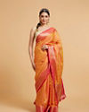 alt message - Mohey Women Mustard Enchantment Art Silk Saree image number 0