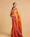 alt message - Mohey Women Mustard Enchantment Art Silk Saree image number 2