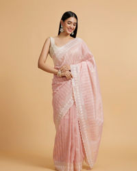 Mohey Women Pink Elegance Saree