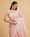 Mohey Women Pink Elegance Saree image number 1