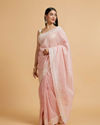 Mohey Women Pink Elegance Saree image number 2