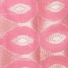 Barbie Pink Ogee Patterned Saree with Bel Patterned Borders