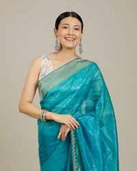 Mohey Women Blue Elegance Saree