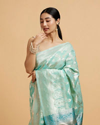 Mohey Women Emerald Elegance Saree