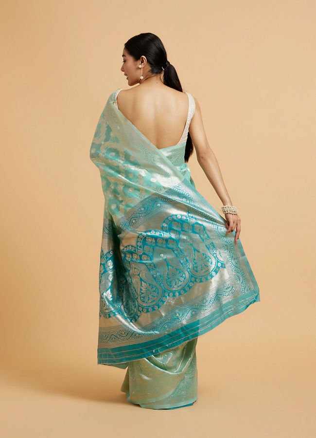 Mohey Women Emerald Elegance Saree