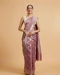 Mohey Women Purple Elegance Saree