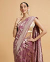 Mohey Women Purple Elegance Saree image number 1