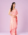 Mohey Women Pink Festive Elegance Saree