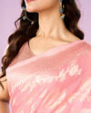 Mohey Women Pink Festive Elegance Saree
