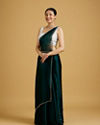 Mohey Women Timeless Tranquility Green Saree