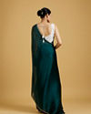 Mohey Women Timeless Tranquility Green Saree