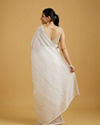 Mohey Women Ethereal Cream Organza Saree