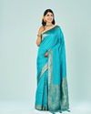 Sapphire Glow Traditional Saree