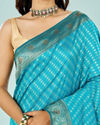 Mohey Women Sapphire Glow Traditional Saree
