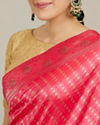 Mohey Women Pink Festive Charm Saree
