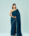 Elegant Blue Saree
