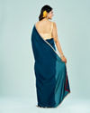 Mohey Women Elegant Blue Saree
