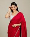 Mohey Women Red Radiance Silk Saree image number 1