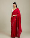 Mohey Women Red Radiance Silk Saree image number 2