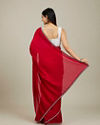 Mohey Women Red Radiance Silk Saree image number 4