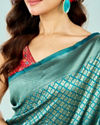 Mohey Women Emerald Dream Art Silk Saree