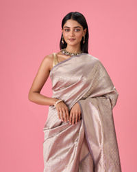 Mohey Women Lilac Rhapsody Saree