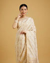 Mohey Women Cream Radiant Elegance Saree image number 1