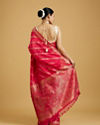 Mohey Women Ravishing Rani Colored Saree