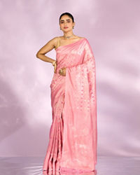 Mohey Women Elegant Pink Saree
