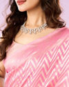 Mohey Women Elegant Pink Saree