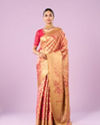 Ethereal Gajree Elegance Saree