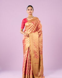 Mohey Women Ethereal Gajree Elegance Saree